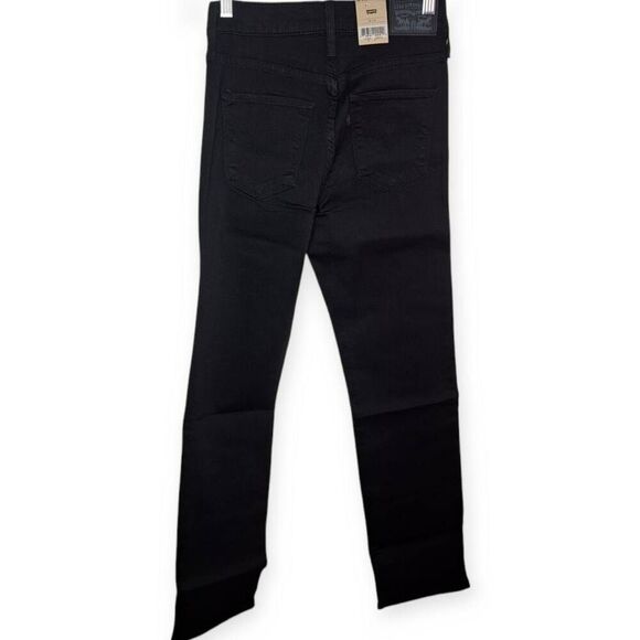 Levi's 314 Shaping Straight Women's Jeans size 26x30 NWT Soft Black Wash - Picture 5 of 11